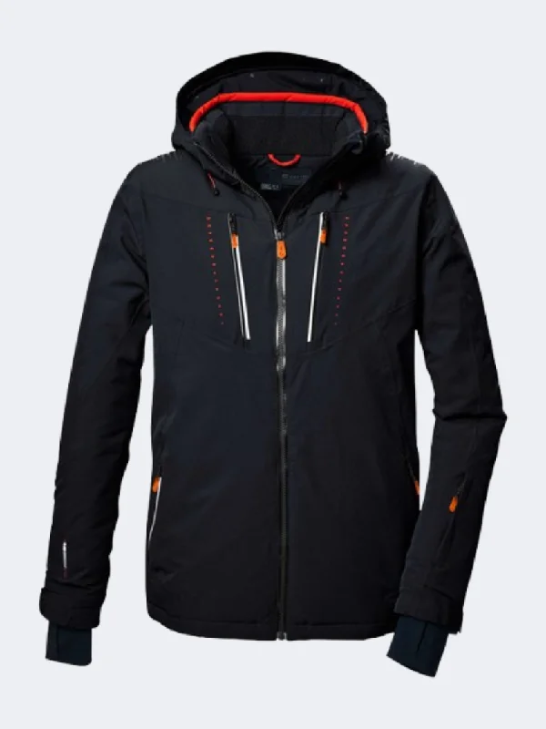 Killtec Ksw 46 Men Skiing Jacket Black Women's eco-friendly jackets