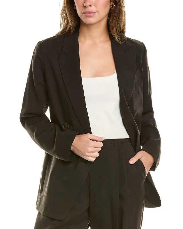 Vince Drapey Blazer Lightweight Double-breasted Blazer