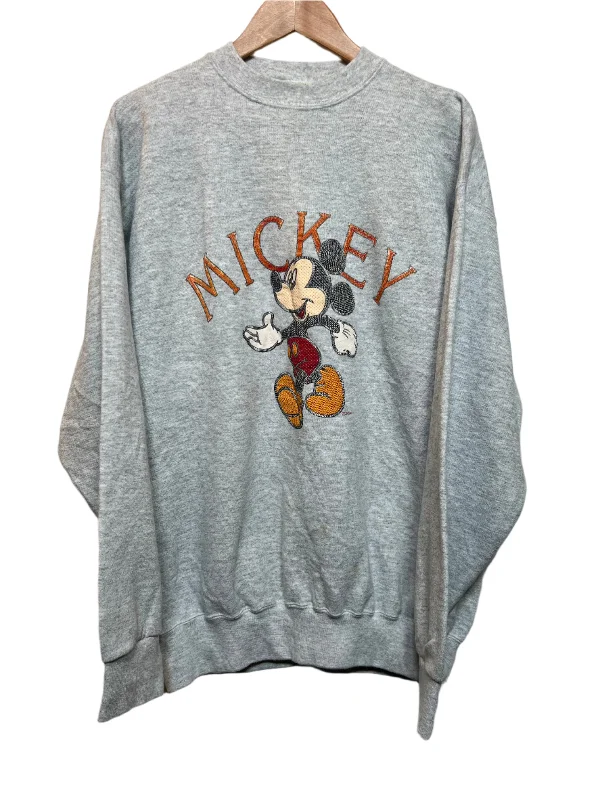 Mickey Grey Sweatshirt (Size XL) Cozy Sweatshirt Design