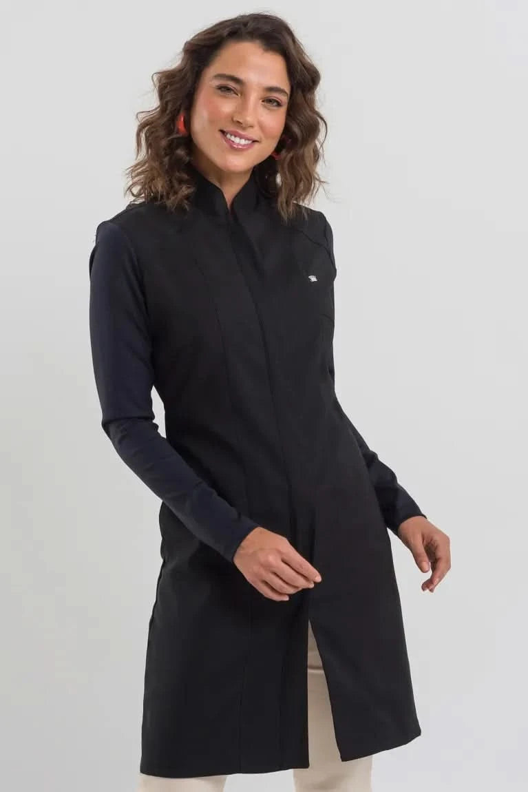 Women’s Charlotte Black Lab Coat