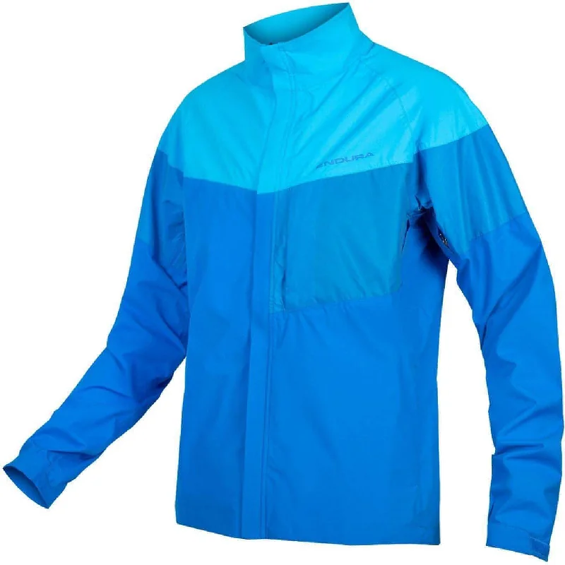 Endura Urban Luminite II Waterproof Mens Cycling Jacket - Blue Women's polyester jackets