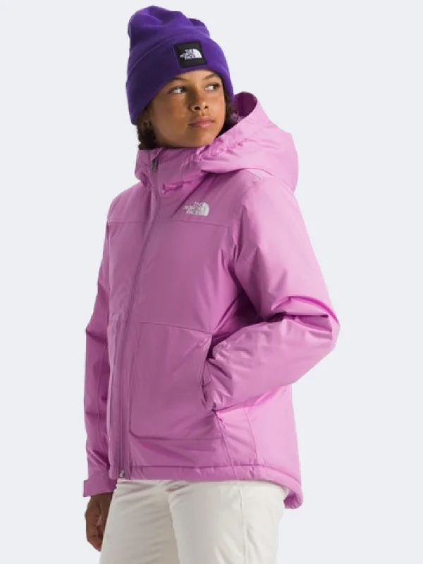 The North Face Freedom Insulated Girls Skiing Jacket Dragonfruit Women's all-season jackets