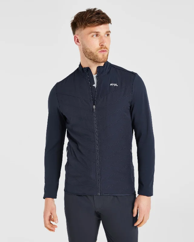 Performance Hybrid Jacket - Navy Women's transitional jackets