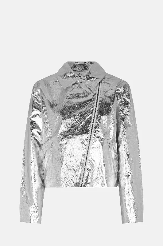 Rockey Jacket Silver Lightweight Zip Hoodie