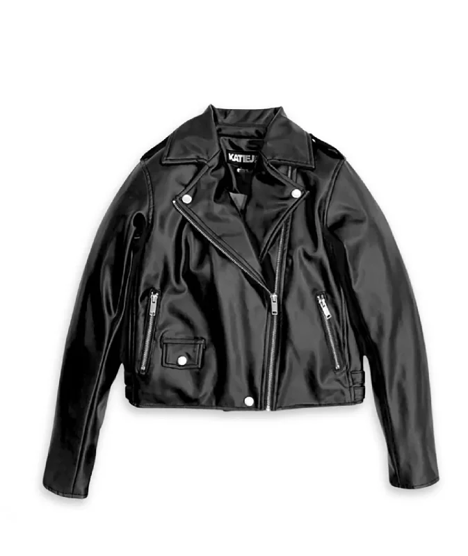 Katie J NYC Juniors Jagger Moto Jacket Women's fall jackets