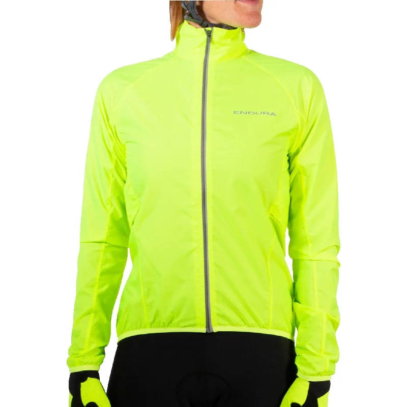 Endura Pakajak Womens Cycling Jacket - Yellow Women's wool jackets