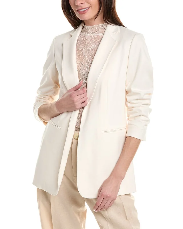 Anne Klein Scrunch Sleeve Open Jacket Blazer Dress for Women