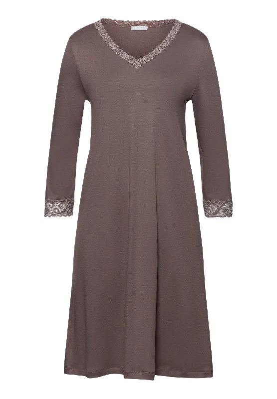 Moments 3/4 Sleeve Gown Nightdress 100cm | Stonewash 77162-2756 Cotton pajama sets