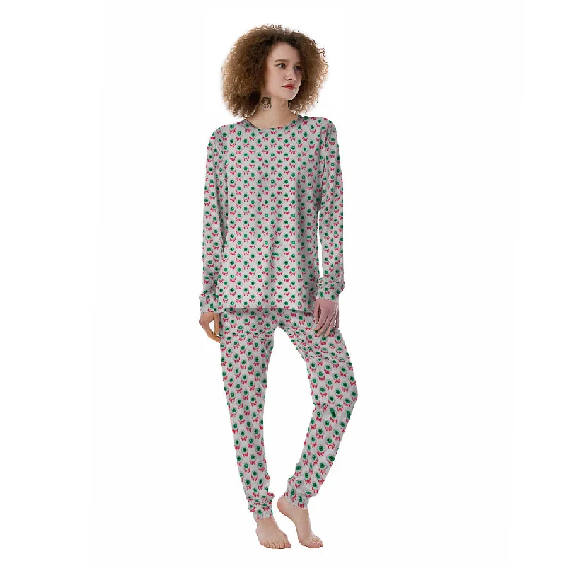 Eyeball Bloody Print Pattern Women's Pajamas Custom pajama sets with names