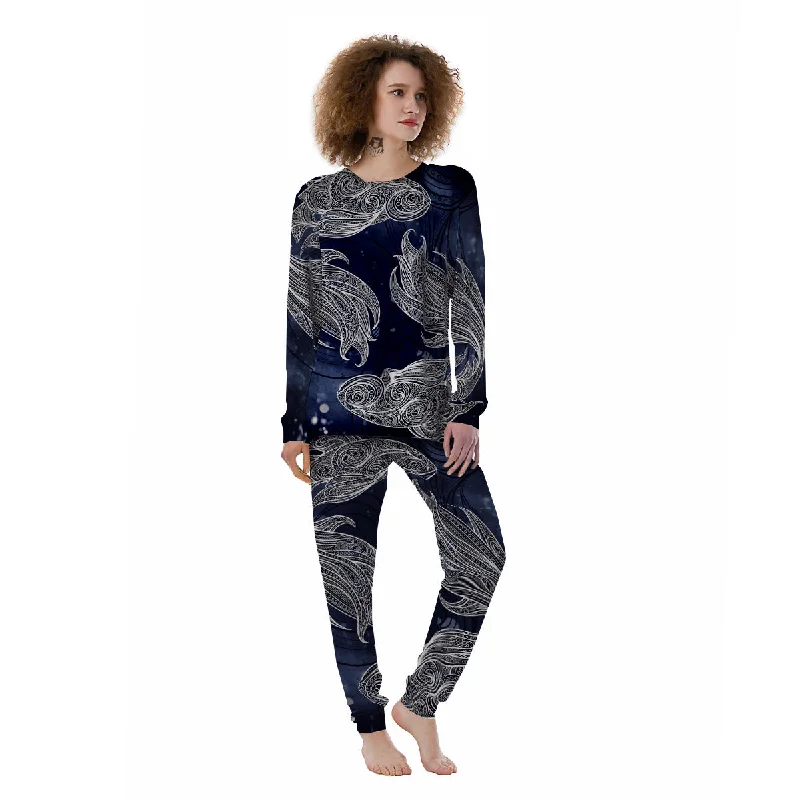 Fish Bohemian Spiritual Print Women's Pajamas H&M pajama sets