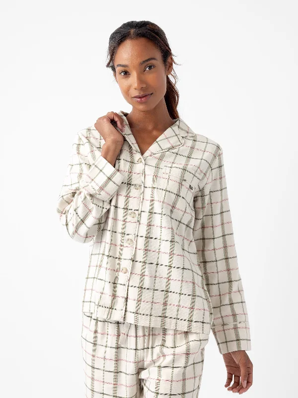 Women's Farmhouse Long Sleeve Pajama Top Couple pajama sets