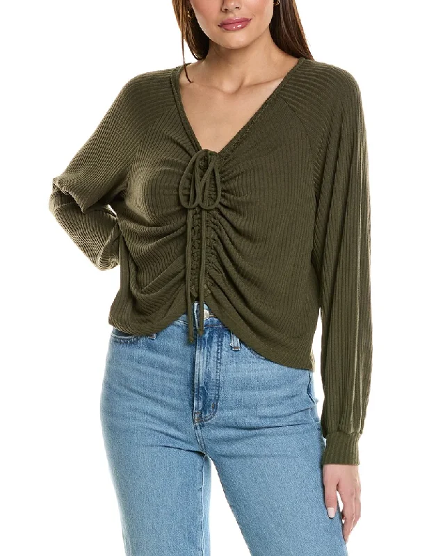 Project Social T Remy Ruched Front Sweater Date night sweaters