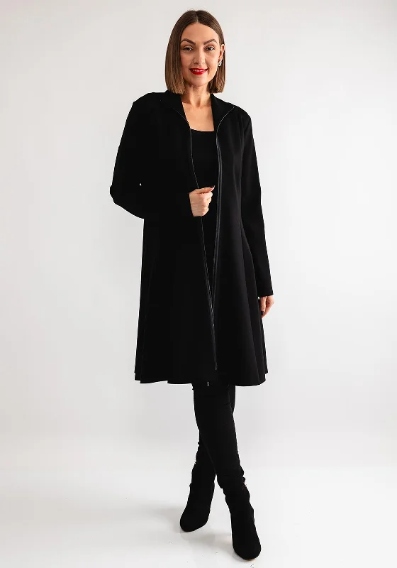 Joseph Ribkoff Zip Up Coat, Black