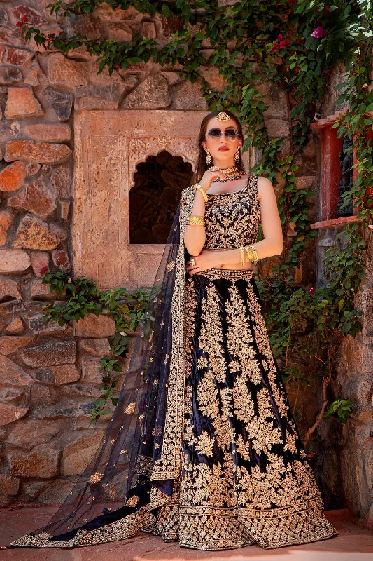 Navy Bridal Lehenga Winter unclassified skirts