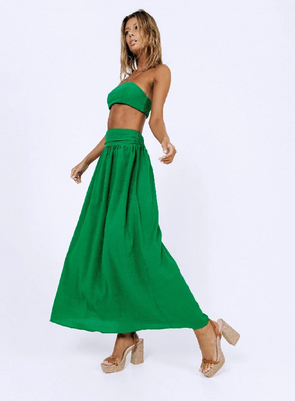 Tatie Set Green Y2K unclassified skirts