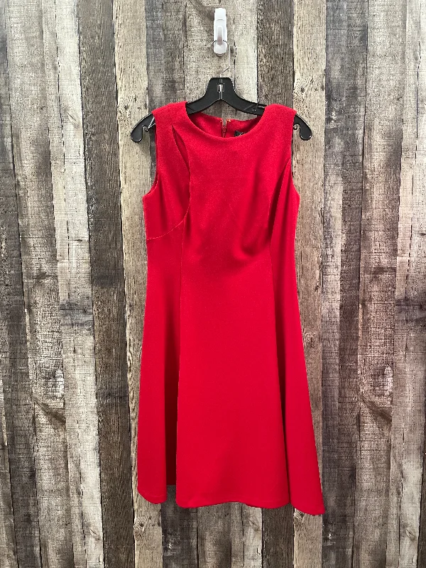 Dress Casual Midi By Dkny In Red, Size: S Velvet midi dresses