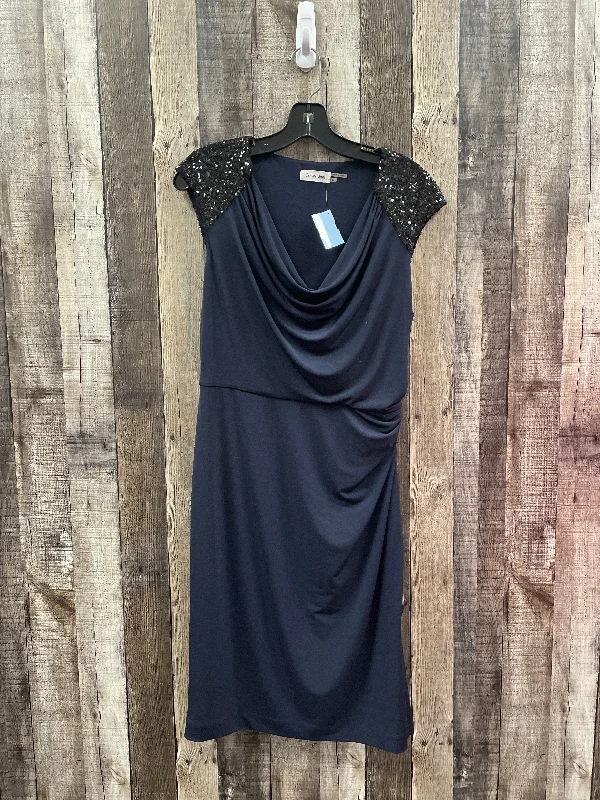 Dress Party Midi By Calvin Klein In Navy, Size: M Sequin midi dresses