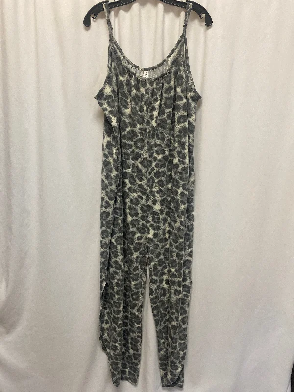 Jumpsuit By Zenana Outfitters In Animal Print, Size: 2x Fashion Nova floral dresses