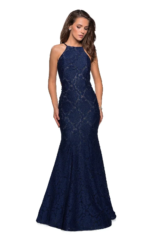 La Femme Floral Lace Mermaid Prom Dress 27289 Summer floral dresses