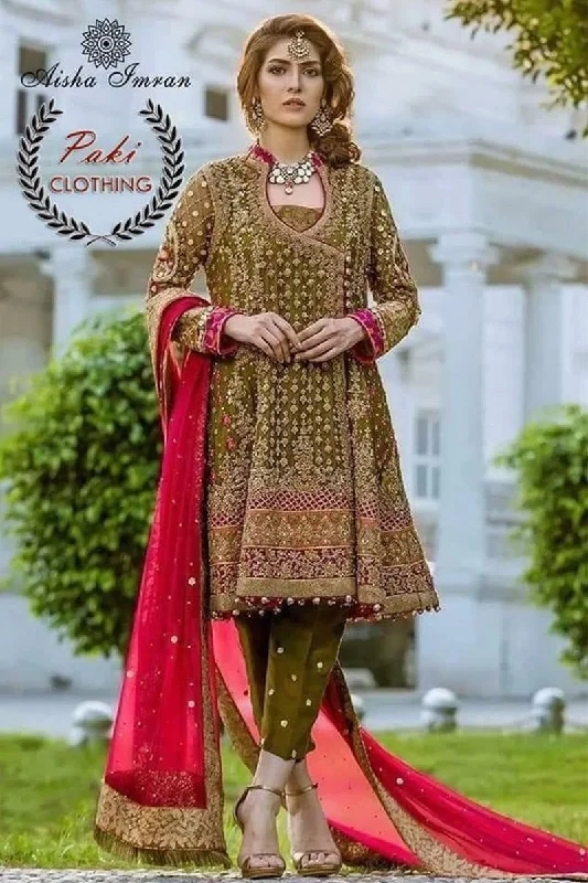 Angrakha Embroidered unclassified dresses