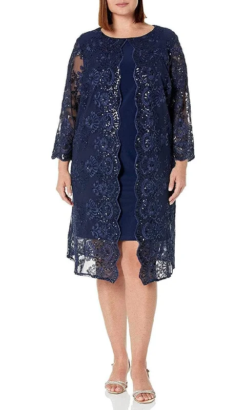 Alex Evenings 841712226 - Embroidered Jacket Dress Bold pattern unclassified dresses