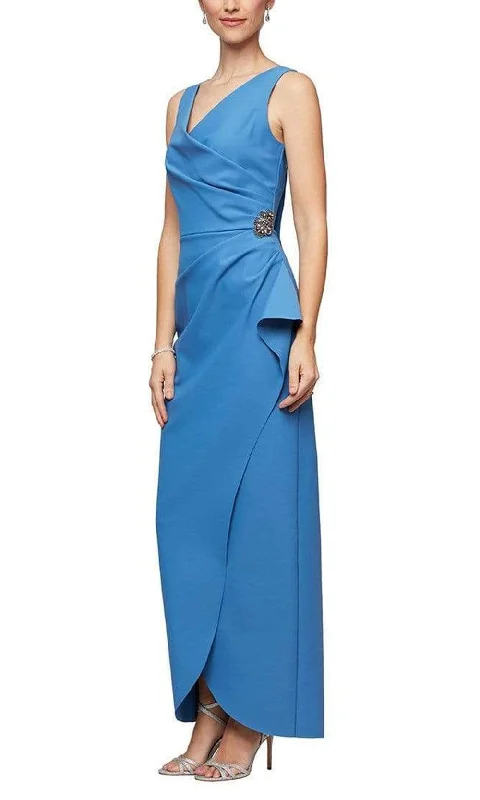 Alex Evenings - Sleeveless Draped Dress 134200SC Wrap unclassified dresses