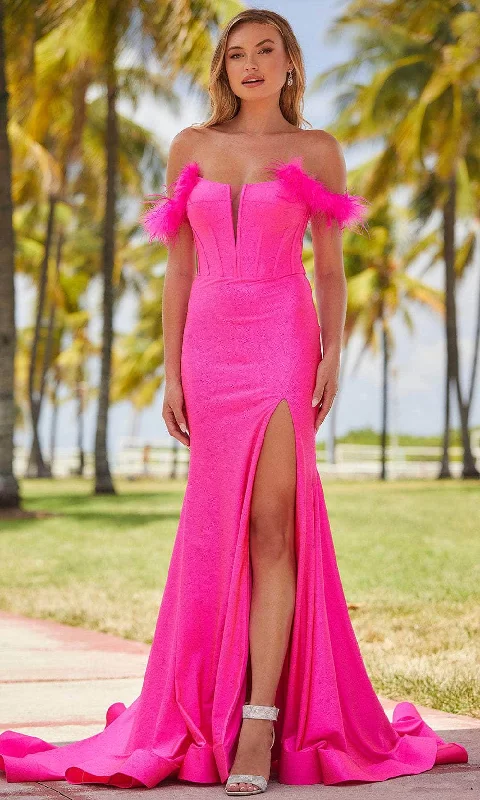 Amarra 88627 - Shimmering Jersey Gown Vacation unclassified dresses