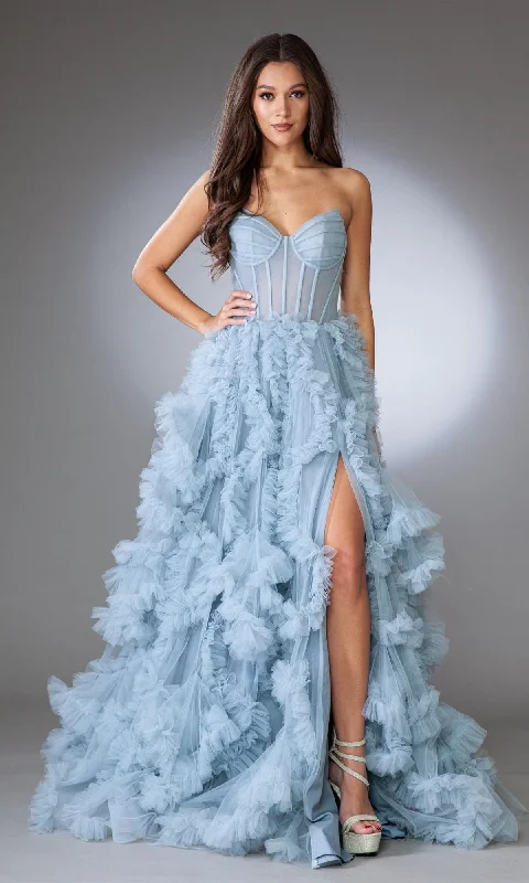 Amelia Couture Corset Ruffle Prom Ball Gown AC0019 Popular unclassified dresses