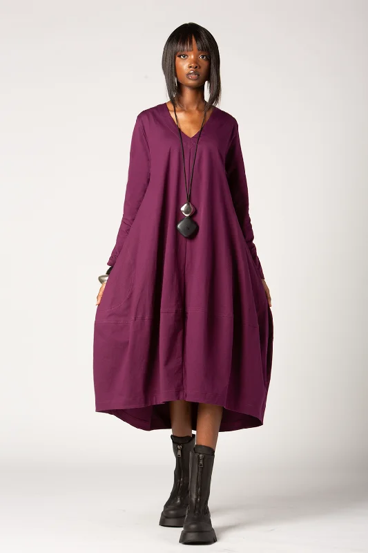 L/S Kyoto Dress in Berry Tokyo Ruched unclassified dresses