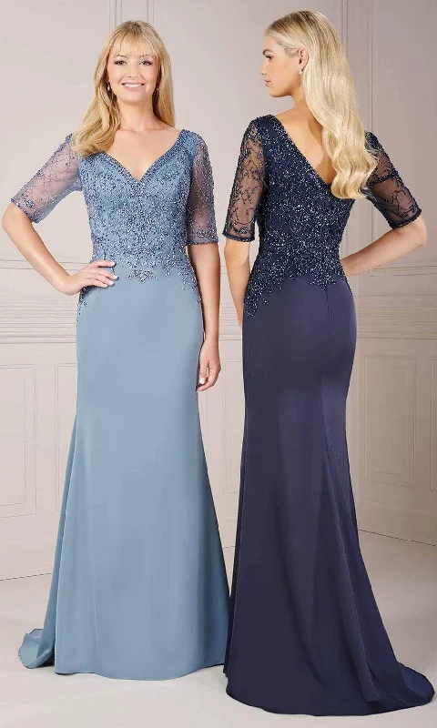 Christina Wu Elegance 17152 - Beaded Dress Open-back unclassified dresses