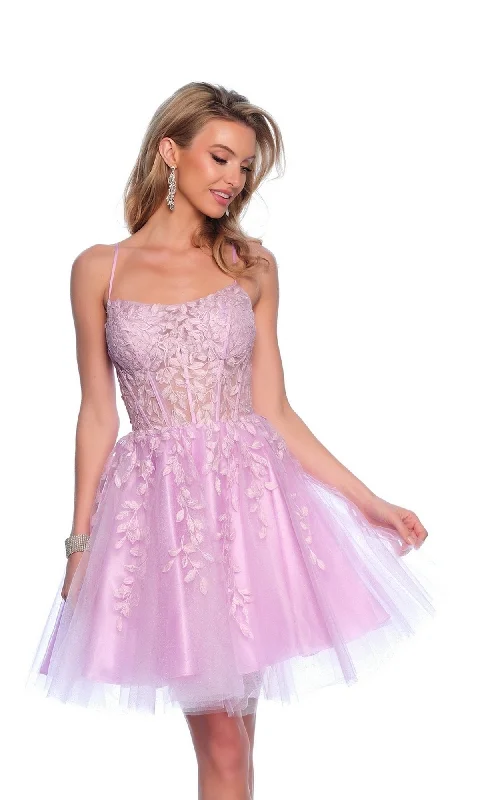 Purple Homecoming Dress: Dave & Johnny 11750 Everyday wear unclassified dresses