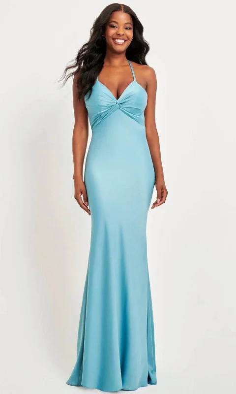 Faviana 11066 - Satin Gown Tiered unclassified dresses