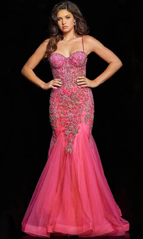 Jovani 23125 - Beaded Sweetheart Prom Dress High-low unclassified dresses