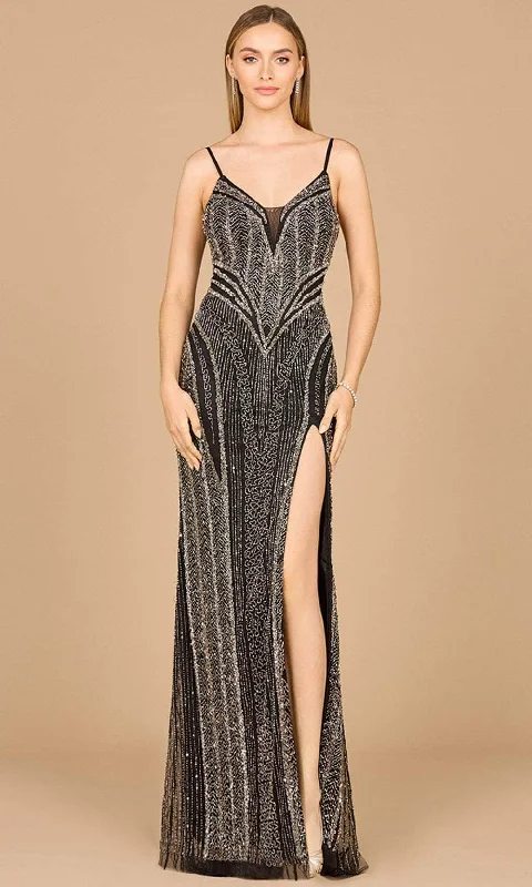 Lara Dresses 29003 - Spaghetti Strap Evening Gown with Slit Unique unclassified dresses