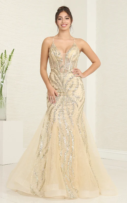 May Queen RQ8078 - Mermaid Gown Minimalist unclassified dresses