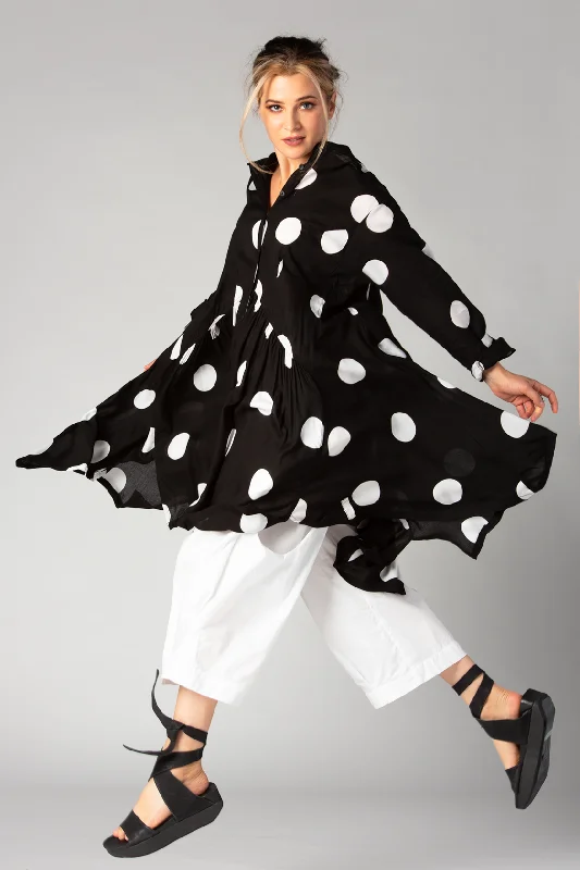 Marco Dress in B&W Dots Delphi Stretchy unclassified dresses